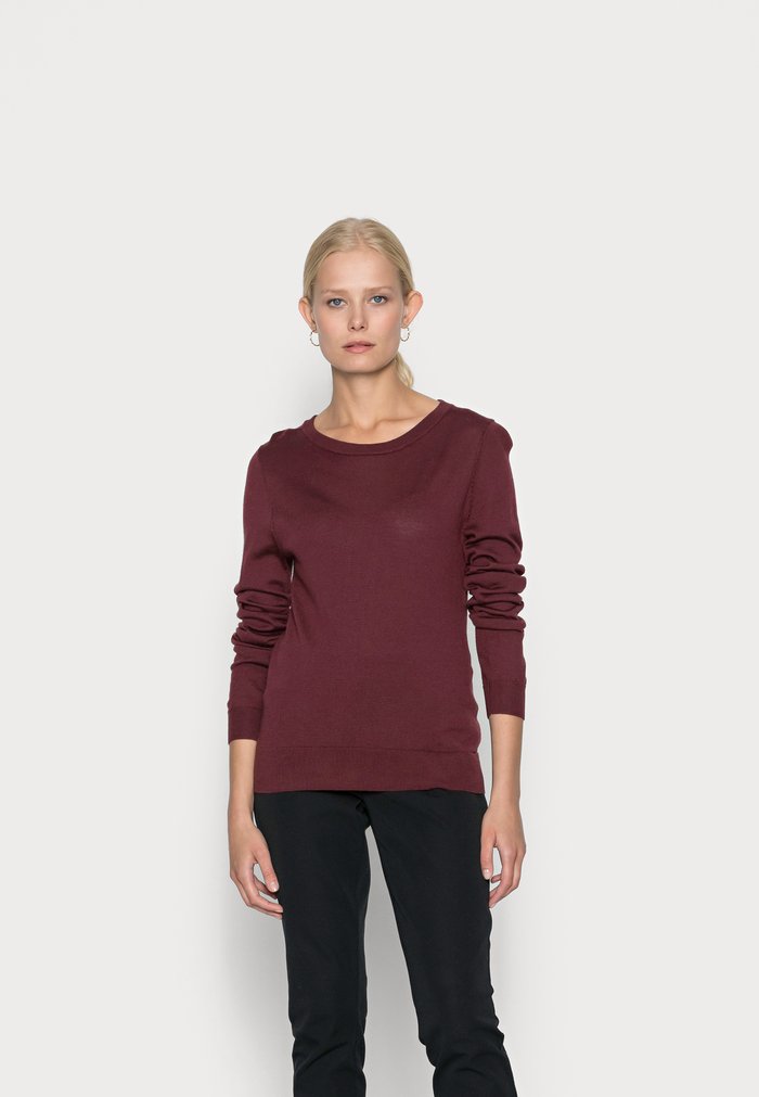 Pulls Anna Field MERINO WOOL Bordeaux Femme | NIX-7907284